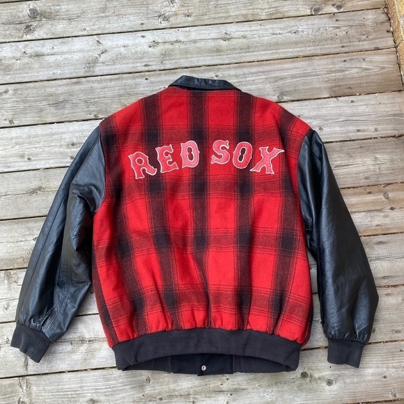 Vintage 90s Boston Red Sox Varsity Jacket MLB Merchandise JH Design XXL - Picture 4 of 15